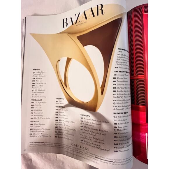 Harper’s BAZAAR Magazine September 2014 Lady Gaga - Picture 9 of 9